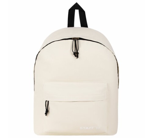 Рюкзак STAFF STREET универсальный, бежевый, 38x28x12 см, 272557