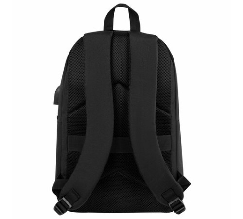 Рюкзак HEIKKI ACTIVE (ХЕЙКИ) универсальный, отделение для ноутбука, USB-порт, черный, 44х31х14 см, 272560