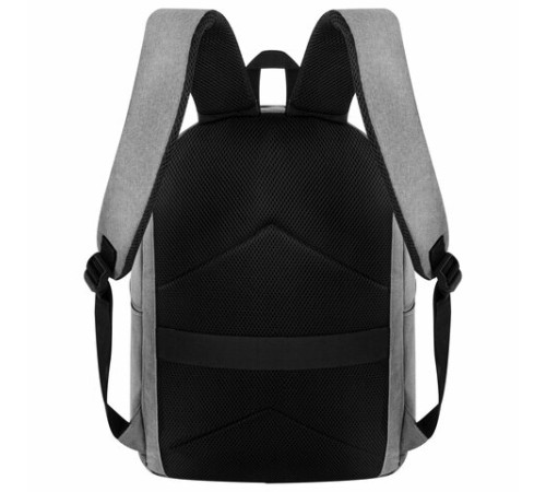 Рюкзак HEIKKI ACTIVE (ХЕЙКИ) универсальный, отделение для ноутбука, USB-порт, серый, 44х31х14 см, 272561