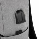 Рюкзак HEIKKI ACTIVE (ХЕЙКИ) универсальный, отделение для ноутбука, USB-порт, серый, 44х31х14 см, 272561