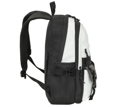 Рюкзак HEIKKI BLOCKS (ХЕЙКИ) универсальный, 2 отделения, черный/серый/белый, 44х32х17 см, 272563