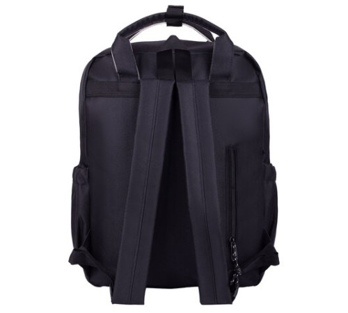 Рюкзак HEIKKI COMBO (ХЕЙКИ), сумка-шоппер, косметичка, пенал В ПОДАРОК, бело-черный, 42х30х14 см,272565