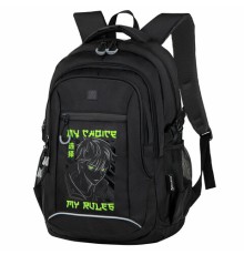 Рюкзак BRAUBERG CONTENT универсальный, 3 отделения, светоотражающий принт, 