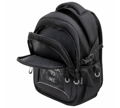 Рюкзак BRAUBERG CONTENT универсальный, 3 отделения, светоотражающий принт, 