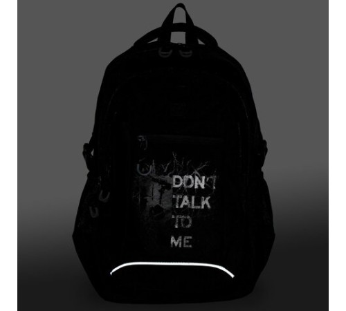 Рюкзак BRAUBERG CONTENT универсальный, 3 отделения, светоотражающий принт, 