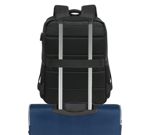 Рюкзак BRAUBERG FUNCTIONAL с отделением для ноутбука, USB-порт, багажная лента, 