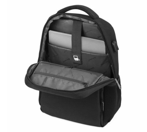 Рюкзак BRAUBERG FUNCTIONAL с отделением для ноутбука, USB-порт, багажная лента, 