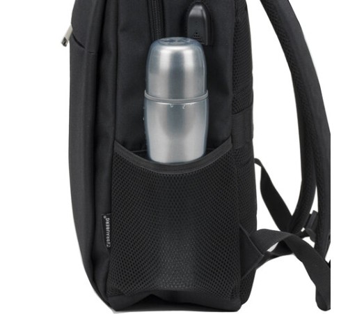 Рюкзак BRAUBERG FUNCTIONAL с отделением для ноутбука, USB-порт, багажная лента, 