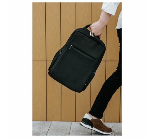 Рюкзак BRAUBERG FUNCTIONAL с отделением для ноутбука, USB-порт, багажная лента, 