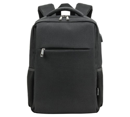 Рюкзак BRAUBERG FUNCTIONAL с отделением для ноутбука, USB-порт, багажная лента, 