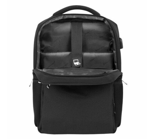Рюкзак BRAUBERG FUNCTIONAL с отделением для ноутбука, USB-порт, багажная лента, 