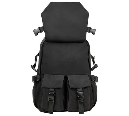 Рюкзак HEIKKI FUSION (ХЕЙКИ) универсальный, отделение для ноутбука, карман-антивор, черный, 43х30х14 см, 272577