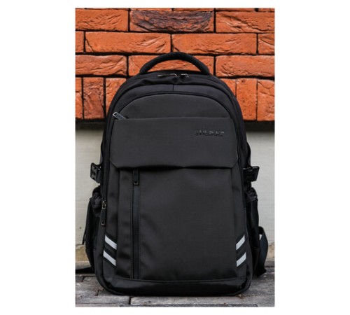 Рюкзак HEIKKI CHALLENGE (ХЕЙКИ) универсальный, 2 отделения, отделение для ноутбука, черный, 47х32х17 см, 272580