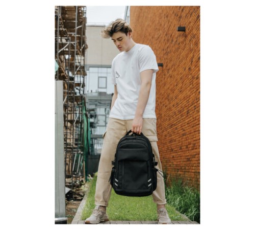 Рюкзак HEIKKI CHALLENGE (ХЕЙКИ) универсальный, 2 отделения, отделение для ноутбука, черный, 47х32х17 см, 272580