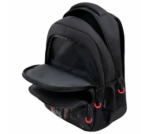 Рюкзак BRAUBERG CONCEPT универсальный, 2 отделения, светоотражающий принт, 