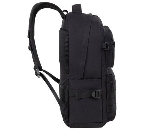 Рюкзак HEIKKI STRATEGY (ХЕЙКИ) универсальный, отделение для ноутбука, багажная лента, черный, 46х31х13 см, 272583