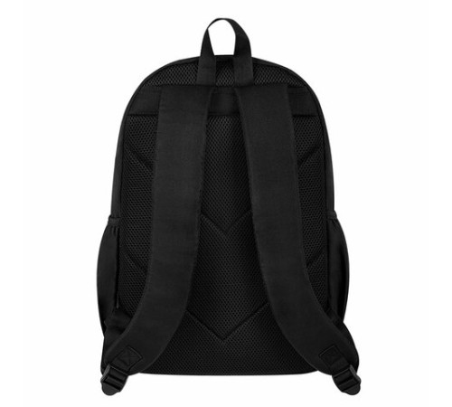 Рюкзак HEIKKI UNIQUE (ХЕЙКИ) универсальный, 6 карманов, черный с белыми вставками, 42х29х16 см, 272585