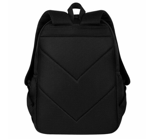 Рюкзак HEIKKI UNIQUE (ХЕЙКИ) универсальный, 6 карманов, черный с белыми вставками, 42х29х16 см, 272585