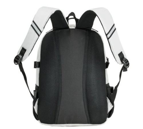 Рюкзак HEIKKI TRILL (ХЕЙКИ) универсальный, 3 отделения, серый с черными вставками, 43х31х14 см, 272586