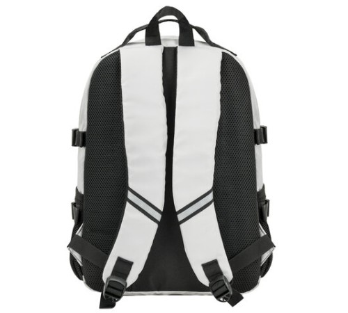 Рюкзак HEIKKI TRILL (ХЕЙКИ) универсальный, 3 отделения, серый с черными вставками, 43х31х14 см, 272586