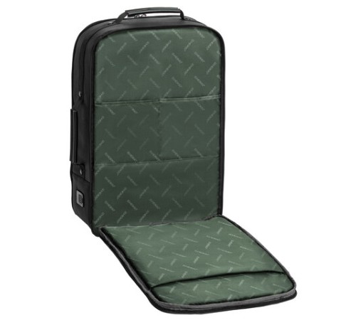 Рюкзак-сумка HEIKKI PRIORITY (ХЕЙКИ) с отделением для ноутбука, 2 отделения, черный, 45x31x15 см, 272587