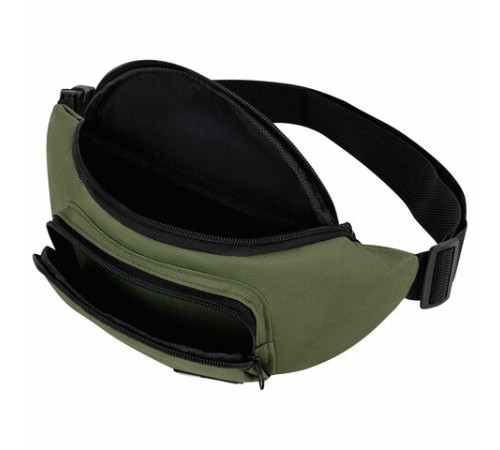 Сумка на пояс HEIKKI RIO (ХЕЙКИ), карман, регулируемый ремень, хаки, 30х12x10 см, 272616