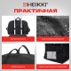 Сумка спортивная HEIKKI MOVE (ХЕЙКИ), карман на молнии, черная, 30x45x20 см, 272620