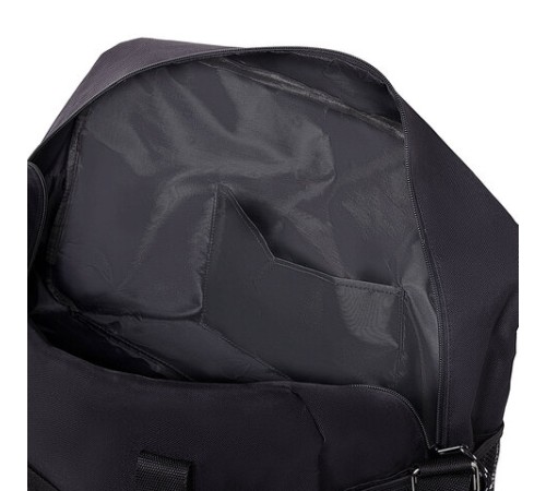 Сумка спортивная HEIKKI MOVE (ХЕЙКИ), карман на молнии, черная, 30x45x20 см, 272620