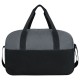 Сумка спортивная HEIKKI BASE (ХЕЙКИ), карман на молнии, черная/темно-серая, 30x44x17 см, 272623