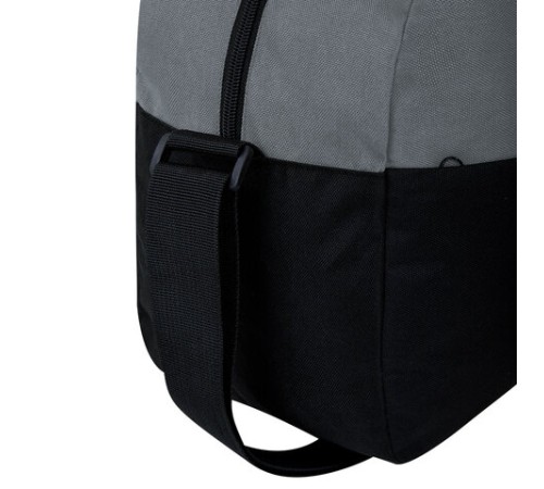 Сумка спортивная HEIKKI BASE (ХЕЙКИ), карман на молнии, черная/темно-серая, 30x44x17 см, 272623