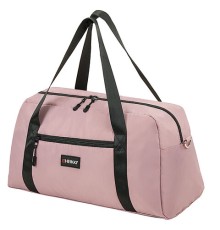 Сумка спортивная HEIKKI EFFECT (ХЕЙКИ), металлическая фурнитура, пыльная роза, 26x48x21 см, 272624