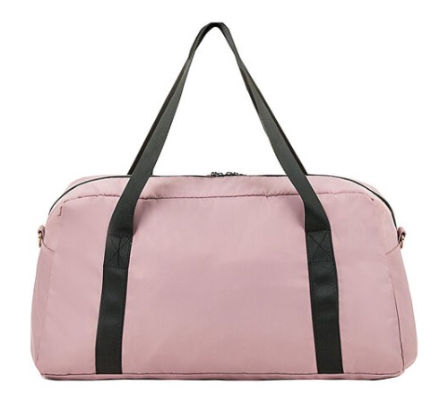 Сумка спортивная HEIKKI EFFECT (ХЕЙКИ), металлическая фурнитура, пыльная роза, 26x48x21 см, 272624