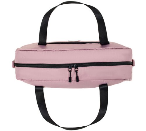 Сумка спортивная HEIKKI EFFECT (ХЕЙКИ), металлическая фурнитура, пыльная роза, 26x48x21 см, 272624