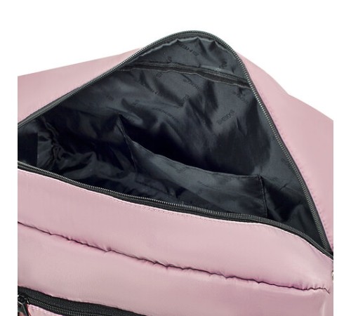 Сумка спортивная HEIKKI EFFECT (ХЕЙКИ), металлическая фурнитура, пыльная роза, 26x48x21 см, 272624