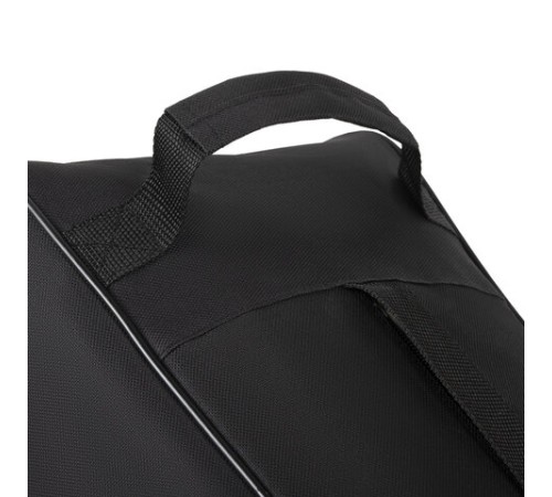 Сумка для коньков и роликов HEIKKI HOBBY (ХЕЙКИ) с ручкой, черная, 38x40x20 см, 272625