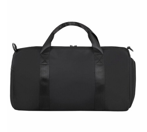 Сумка спортивная HEIKKI MOVE PLUS (ХЕЙКИ) с отделением для обуви и мокрых вещей, черная, 21x45x20 см, 272626