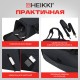 Сумка спортивная HEIKKI TRAVEL (ХЕЙКИ) с отделением для обуви, 7 карманов, темно-серая, 23х48х25 см, 272628