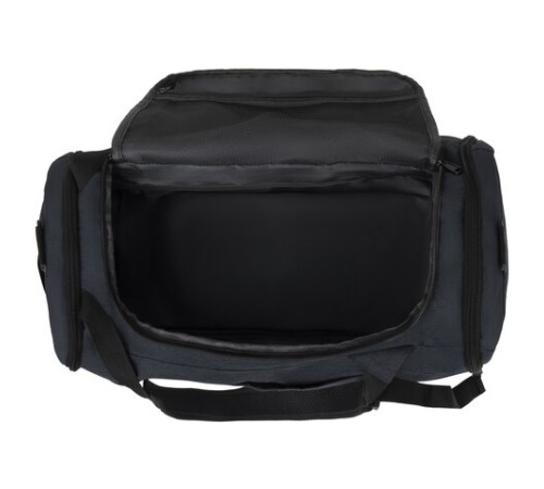 Сумка спортивная HEIKKI TRAVEL (ХЕЙКИ) с отделением для обуви, 7 карманов, темно-серая, 23х48х25 см, 272628