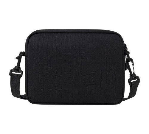 Сумка на плечо HEIKKI ATOM (ХЕЙКИ) два кармана, черная, 17х22х6 см, 272633