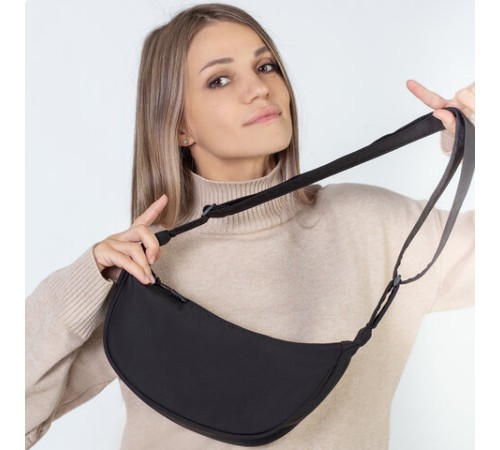 Сумка на плечо HEIKKI SELFIE (ХЕЙКИ) кросс боди, черная, 15х30х10 см, 272636