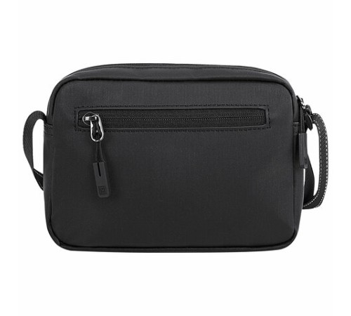 Сумка на плечо HEIKKI WALLET (ХЕЙКИ) два отделения, органайзер, черная, 15х20х5 см, 272639