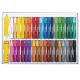 Пастель масляная восковые мелки утолщенные 36 цветов с точилкой, держателем и стеком, BRAUBERG PREMIUM, 272713