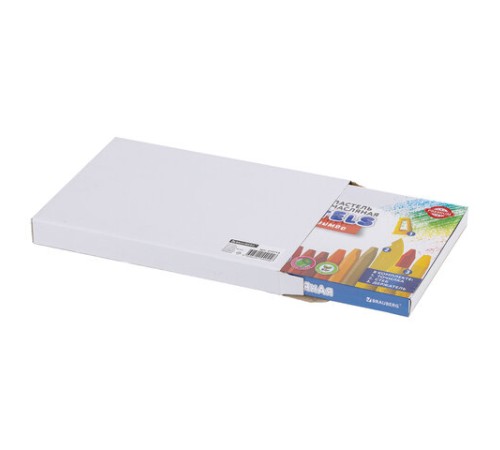 Пастель масляная восковые мелки утолщенные 36 цветов с точилкой, держателем и стеком, BRAUBERG PREMIUM, 272713