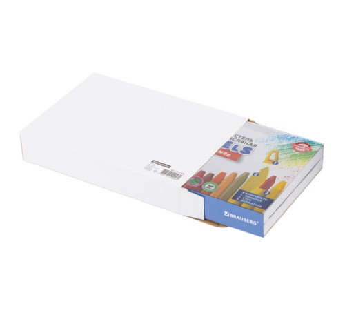 Пастель масляная восковые мелки утолщенные 72 цвета с точилкой, держателем и стеком, BRAUBERG PREMIUM, 272715