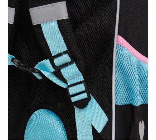 Ранец GRIZZLY анатомическая спинка, с мешком для обуви, для девочек, LIKE, 33х25х13 см, RAm-484-6/1