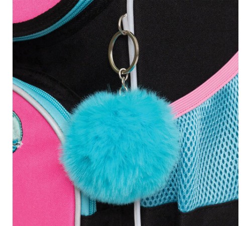 Ранец GRIZZLY анатомическая спинка, с мешком для обуви, для девочек, LIKE, 33х25х13 см, RAm-484-6/1