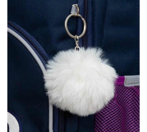 Рюкзак GRIZZLY школьный, анатомическая спинка, 2 отделения, для девочек, 