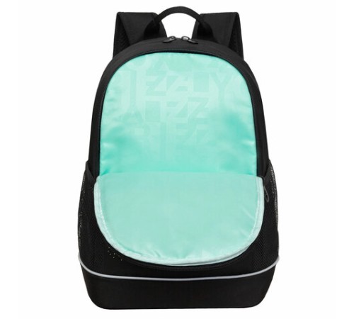 Рюкзак GRIZZLY школьный, анатомическая спинка, 2 отделения, для девочек, 