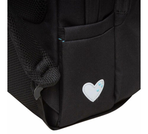 Рюкзак GRIZZLY школьный, анатомическая спинка, 2 отделения, для девочек, EMOJI, 39х26х17 см, RG-466-2/1