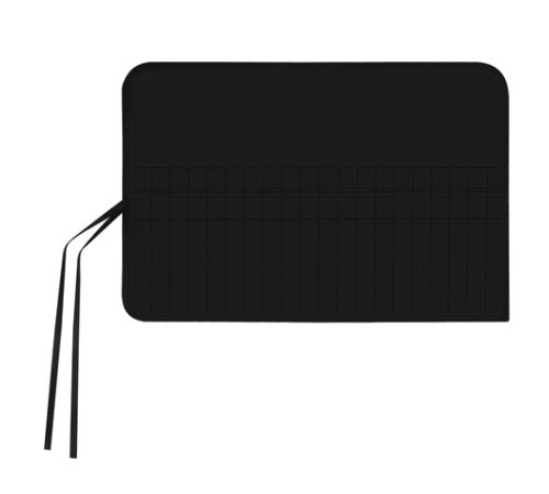 Пенал-скрутка органайзер для кистей и инструментов, 40 ячеек, черный, BRAUBERG ART DEBUT, 272994